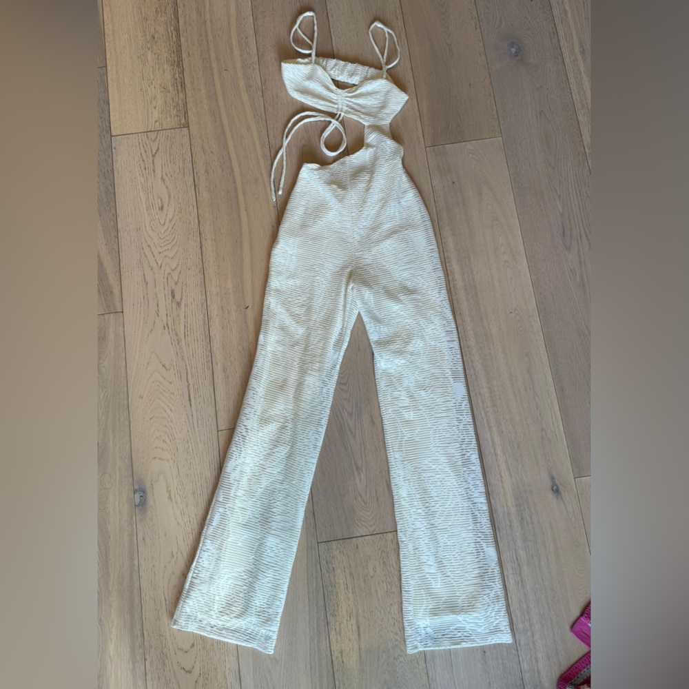 Camila Coelho Aurora Jumpsuit in White XS